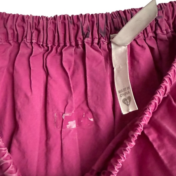 Junee Jr Vibrant Pink Knee Length Skirt with Tie Waist Detail Girls 12 - Picture 5 of 9
